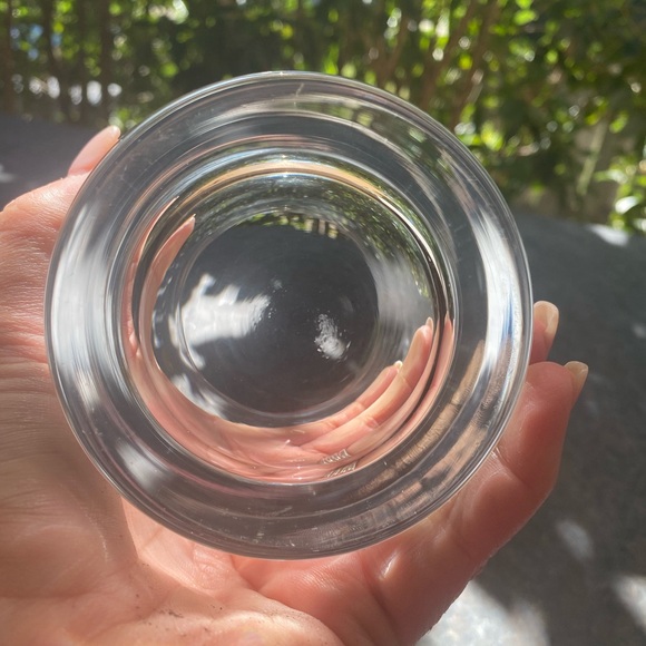 WILLIAM SONOMA Double Old Fashioned Glads with Gold Pineapple - Picture 5 of 6